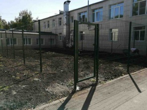 3D заборы для школы 15 метров фото в Жилёво